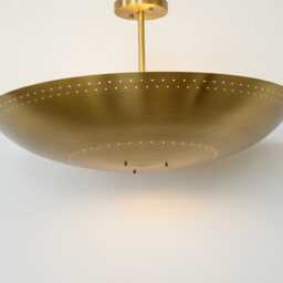 Mid Century Modern Handcrafted Sputnik Chandelier Polished Raw Brass 4 Light Pendant Home Decor - thumbnail 2