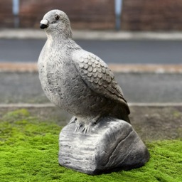 Stone Dove Statue Concrete Bird Sculpture Garden Songbird Figurine Outdoor Wildlife Decor Weathered Ornament Cement Yard Art Lover Gift - thumbnail 1