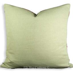 Designer Dedar Pavillion Moire Luxury Orange Flock Cushion Pillow Cover - thumbnail 3