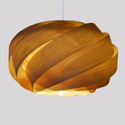 Handmade Nest Pendant Light-American Ash-Ceiling Light-Wood Light-Chandelier-Pendant Light-Light Fixture-Lighting-Rustic Lighting - thumbnail 2