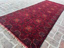 2x9 Afghan Wool Khal Mohammadi Runner Rug - Handwoven Tribal Corridor Carpet Distinctive Long Hallway Or Entryway Gift - thumbnail 1