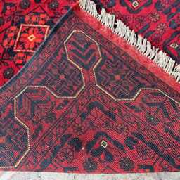 2x9 Afghan Wool Khal Mohammadi Runner Rug - Handwoven Tribal Corridor Carpet Distinctive Long Hallway Or Entryway Gift - thumbnail 4