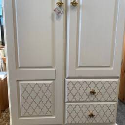 Custom Painted Wardrobe Double Single Painted Bespoke Stencilled - thumbnail 2