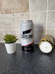 Carling Beer Can Candle Hand Poured Soy Wax, 50+ Hour Burn - thumbnail 1