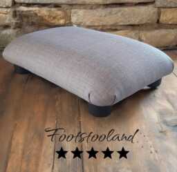 Home Office Footstool Little Under Desk Handmade Footrest, 4 - thumbnail 1