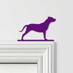 Door Topper Pitbull Dog Various Colours Top Of Decorative Sign - Sign, Novelty Wall Decor, Frame Art, Art - thumbnail 4