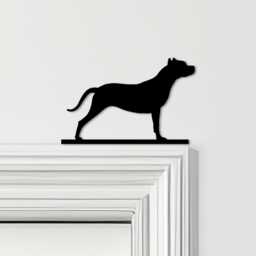Door Topper Pitbull Dog Various Colours Top Of Decorative Sign - Sign, Novelty Wall Decor, Frame Art, Art - thumbnail 1