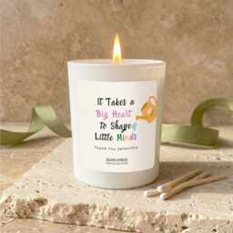 Childminder Appreciation Candle Gift, Scented Gift For Teaching Assistant, End Of Term, Christmas - thumbnail 2