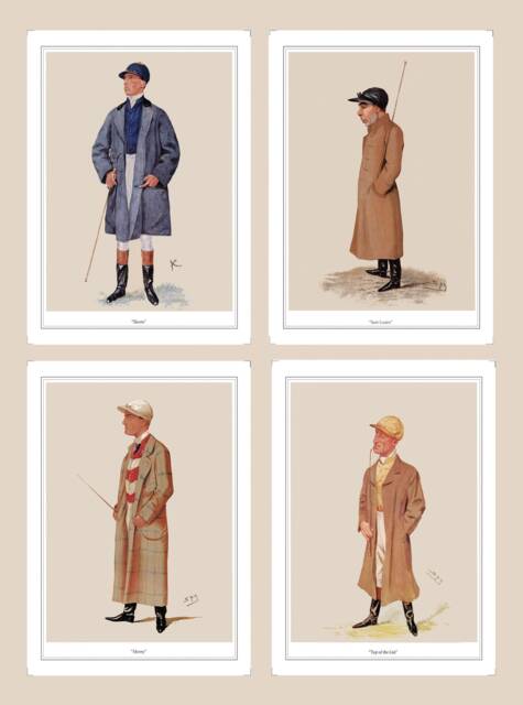 Horse Racing Jockey Prints Sporting Print 4 Jockeys Home & Living Wall Decor - image 1