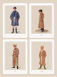Horse Racing Jockey Prints Sporting Print 4 Jockeys Home & Living Wall Decor - thumbnail 1