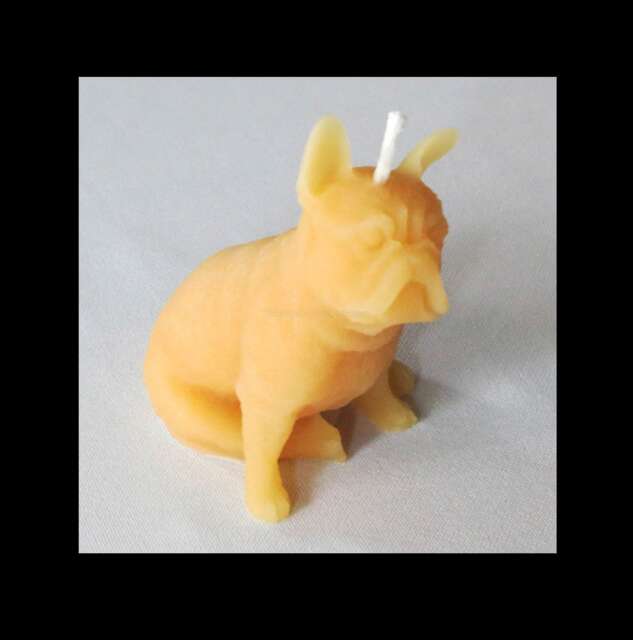 Puppy Dog 100% Pure Beeswax Candle/Handcrafted in Usa All Natural Gift Doggy Animal Lover Pup Pooch Canine Candles Boxer - image 1