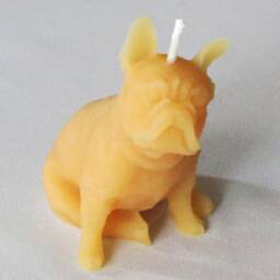 Puppy Dog 100% Pure Beeswax Candle/Handcrafted in Usa All Natural Gift Doggy Animal Lover Pup Pooch Canine Candles Boxer - thumbnail 4