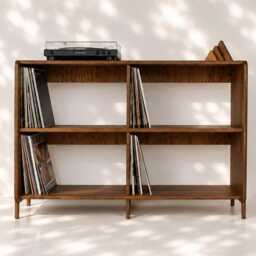 Nakano Premium - Double Height Record Vinyl Storage, Oak Player Stand, Custom Lp Cabinet - thumbnail 3