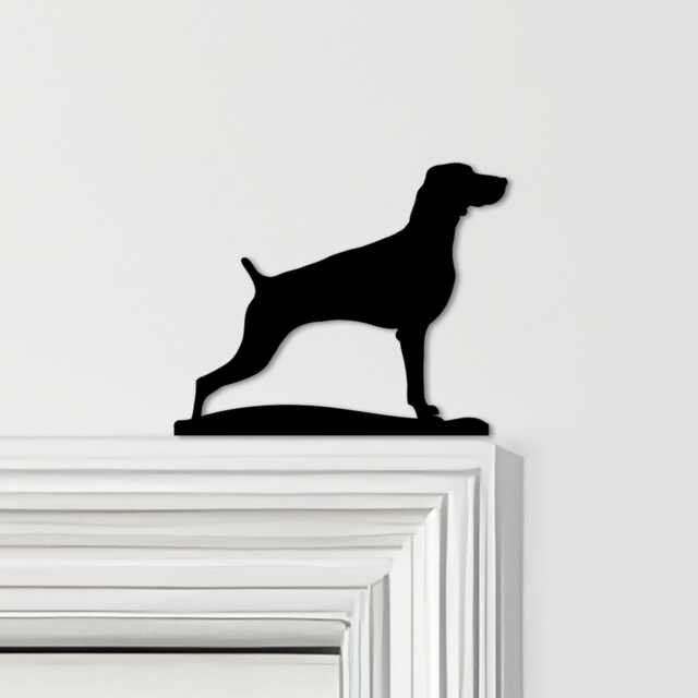 Door Topper Weimaraner Dog Various Colours Top Of Decorative Sign - Sign, Novelty Wall Decor, Frame Art, Art - image 1