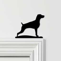 Door Topper Weimaraner Dog Various Colours Top Of Decorative Sign - Sign, Novelty Wall Decor, Frame Art, Art - thumbnail 1
