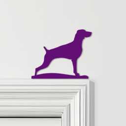 Door Topper Weimaraner Dog Various Colours Top Of Decorative Sign - Sign, Novelty Wall Decor, Frame Art, Art - thumbnail 4