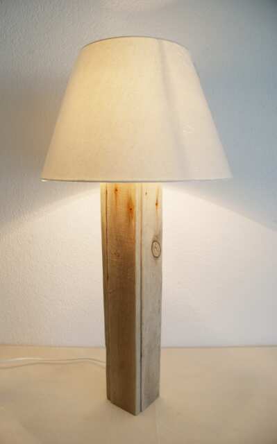 Table Lamp With Driftwood Base, Table - image 1