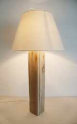Table Lamp With Driftwood Base, Table - thumbnail 1