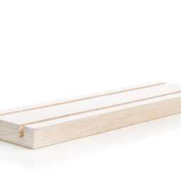 Custom Engraved Oak Multiple Business Card Holder Wooden Desk Organizer, Office Gift - thumbnail 4