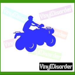 Atv Vinyl Wall Decal Or Car Sticker - Atval001Et - thumbnail 1
