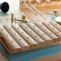Wooden Musical Wall Panel, Montessori Sensory Decor, Educational Interactive Station, Creative Sound Art, Kids Room Hanging - thumbnail 3