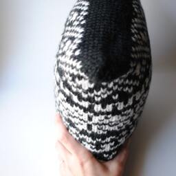 Throw Pillow - Hand-Knit Fair-Isle - thumbnail 2