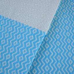 "Turkish Towel, Diamond Towel, Turkish Peshtemal, Turquoise Towel, Pool Peshtemal, Cotton Peshtemal, Throw Towel, 40""x70" - thumbnail 4