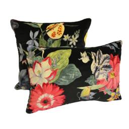 Jane Churchill - Ipanema Velvet Charcoal Beautiful Cushion Cover Home Decor Pillow Throw - thumbnail 3