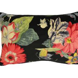 Jane Churchill - Ipanema Velvet Charcoal Beautiful Cushion Cover Home Decor Pillow Throw - thumbnail 2