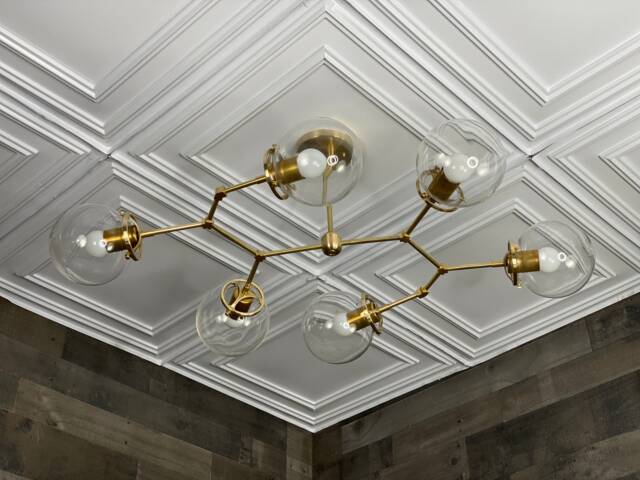 Scout Modern 6 Light 6In Globe Sputnik Mid Century Industrial Chandelier - image 1