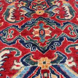 3'4x4'9 Afghan Luxury Design Rug, New Kazak Brand Farmhouse Handmade Medallion Wool Area Bedroom Livingroom Office D??cor Rug - thumbnail 3