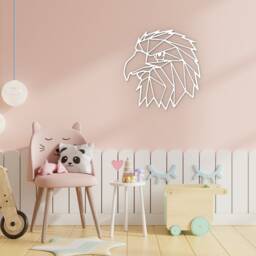 Eagle Geometric Low Poly Wall Art, Animal Hanging, Decor, Wood Shape, Laser Cut, Interior Design, Decoration - thumbnail 4