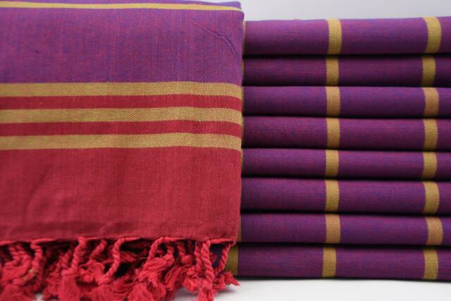 "Turkish Towel, Cotton Peshtemal, Striped Towel, Turkish Peshtemal, 33""x70" - image 1