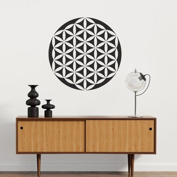 Flower Of Life Mandala Wall Stencil - Mandala Wall Stencil Large For Painting Better Than Decals - image 1