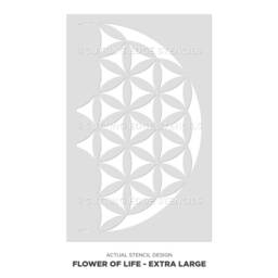 Flower Of Life Mandala Wall Stencil - Mandala Wall Stencil Large For Painting Better Than Decals - thumbnail 4