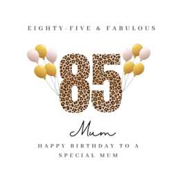 Mum 85Th Birthday Candle Sticker Label Stickers Labels Mums - thumbnail 4