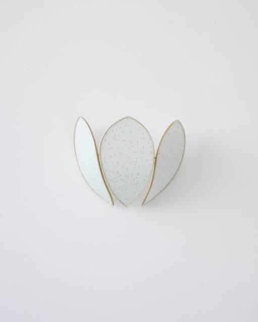 Glacier Flower Wall Light & Gold Polka Dots - image 1