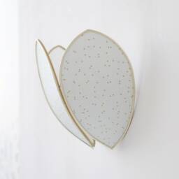 Glacier Flower Wall Light & Gold Polka Dots - thumbnail 3