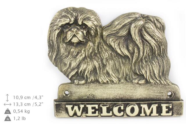 Pekignese, Dog Welcome, Hanging Decoration, Limited Edition, Artdog - image 1