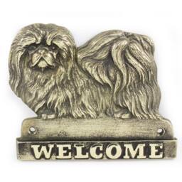 Pekignese, Dog Welcome, Hanging Decoration, Limited Edition, Artdog - thumbnail 2