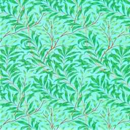 William Morris, . Willow Boughs, Ben Pentreath, Blue & Green Linen Union Cushion, Throw Pillow Cover, Home Decor - thumbnail 2