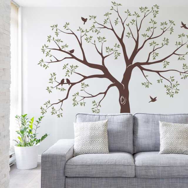 Giant Family Tree Wall Decal Staircase Nursery Decor - image 1