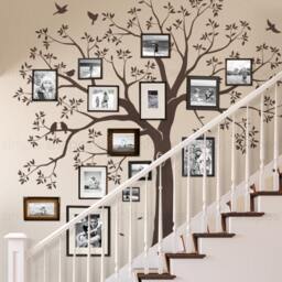 Giant Family Tree Wall Decal Staircase Nursery Decor - thumbnail 2