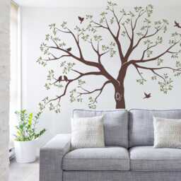 Giant Family Tree Wall Decal Staircase Nursery Decor