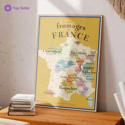 Cheeses Of France The Map - thumbnail 2