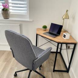 Oak Office Corner Desk - thumbnail 2