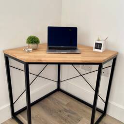 Oak Office Corner Desk - thumbnail 4