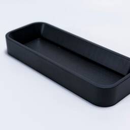 Black Pen Holder For Desk , Luxury Desktop Organizer Office Accessories Executive Decor, Gift For Men - thumbnail 2