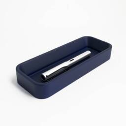 Black Pen Holder For Desk , Luxury Desktop Organizer Office Accessories Executive Decor, Gift For Men - thumbnail 4