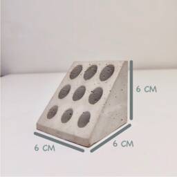 Concrete Desk Tidy Set, Accessories, Memo Pad Organiser, Minimalist Office Decoration, Stationary Notebook Organiser - thumbnail 4